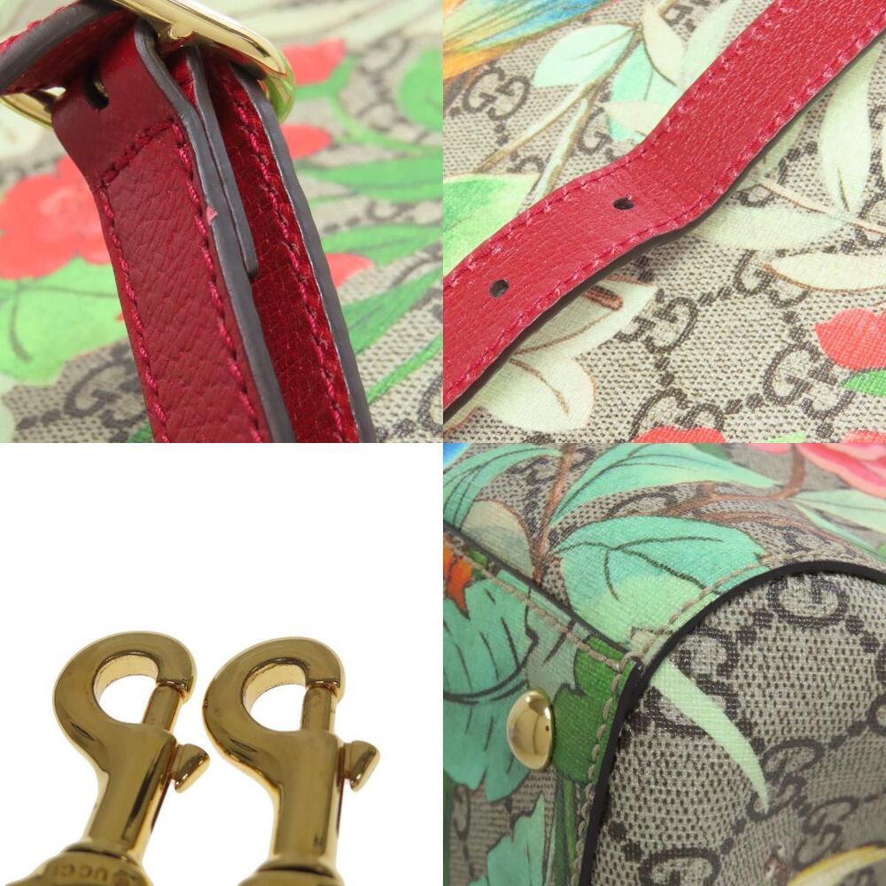 Gucci Bamboo GG Bird Flower Handbag - Picture 9 of 11